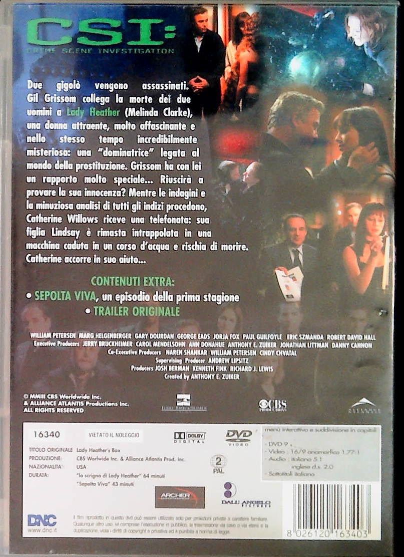 CSI. LO SCRIGNO DI LADY HEATER - DVD