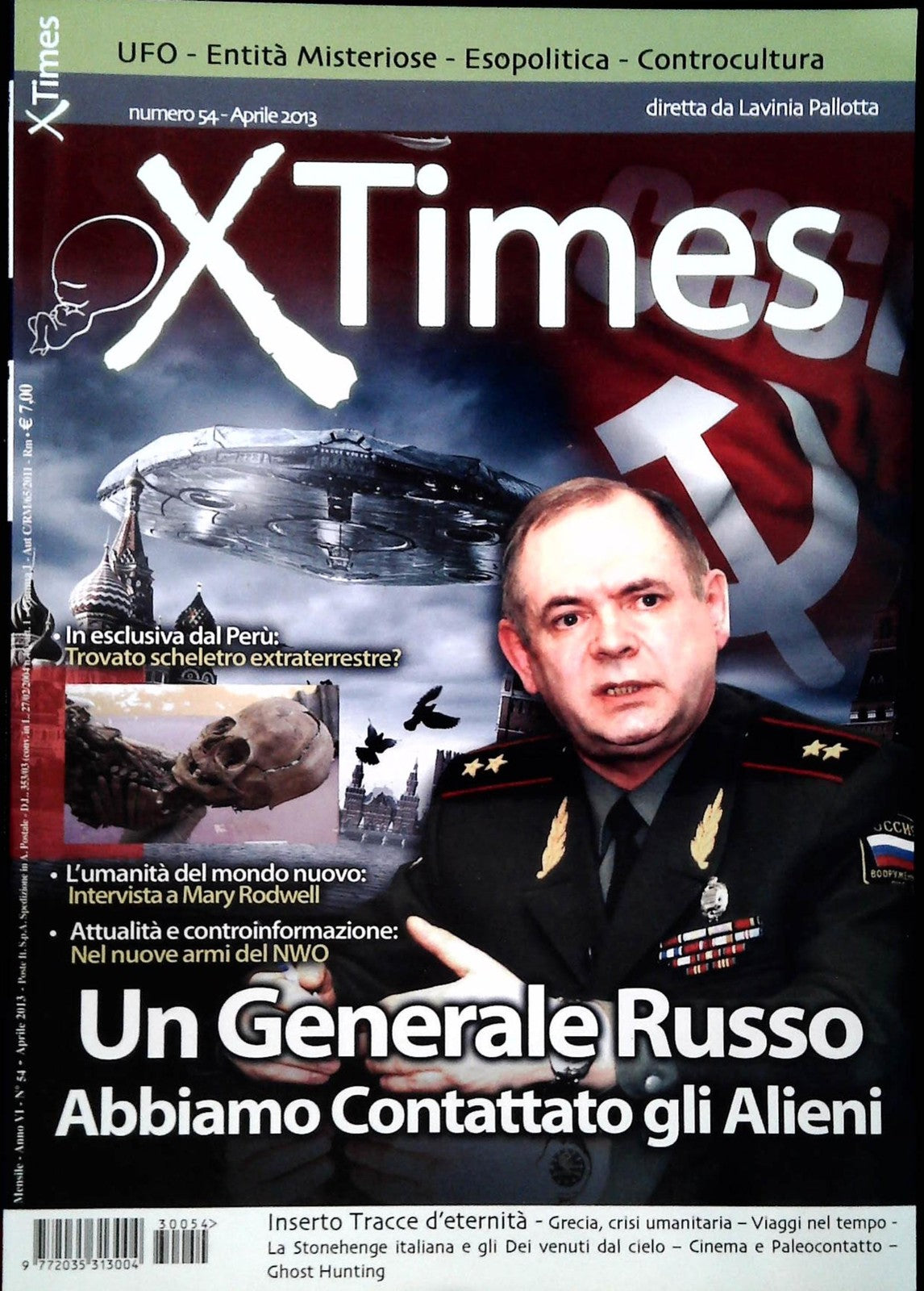 XTIMES N. 54 - APRILE 2013 - GENERALE RUSSO CONTATTO ALIENI