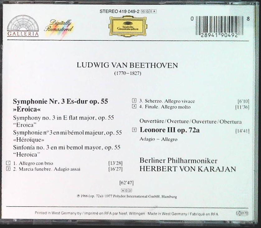 LUDWING VAN BEETHOVEN - SYMPHONY N. 3 EROICA - OVERTURE LEONORE III