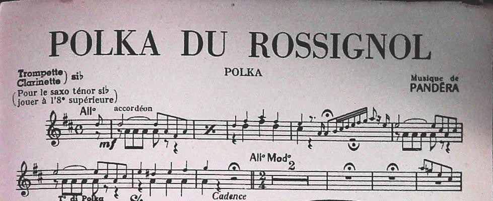 FANTAISIE POLKA-POLKA DU RUSSIGNOL - SPARTITO-SHEET MUSIC