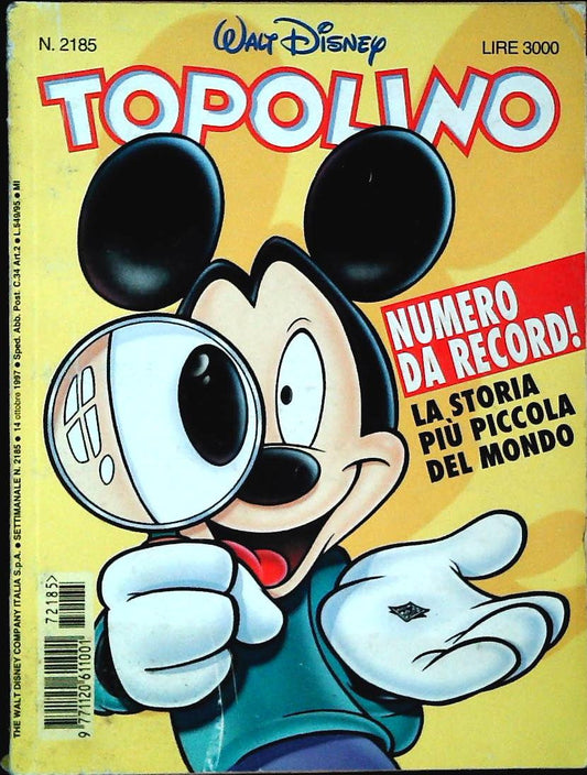 TOPOLINO N. 2185 - 14 OTTOBRE 1997