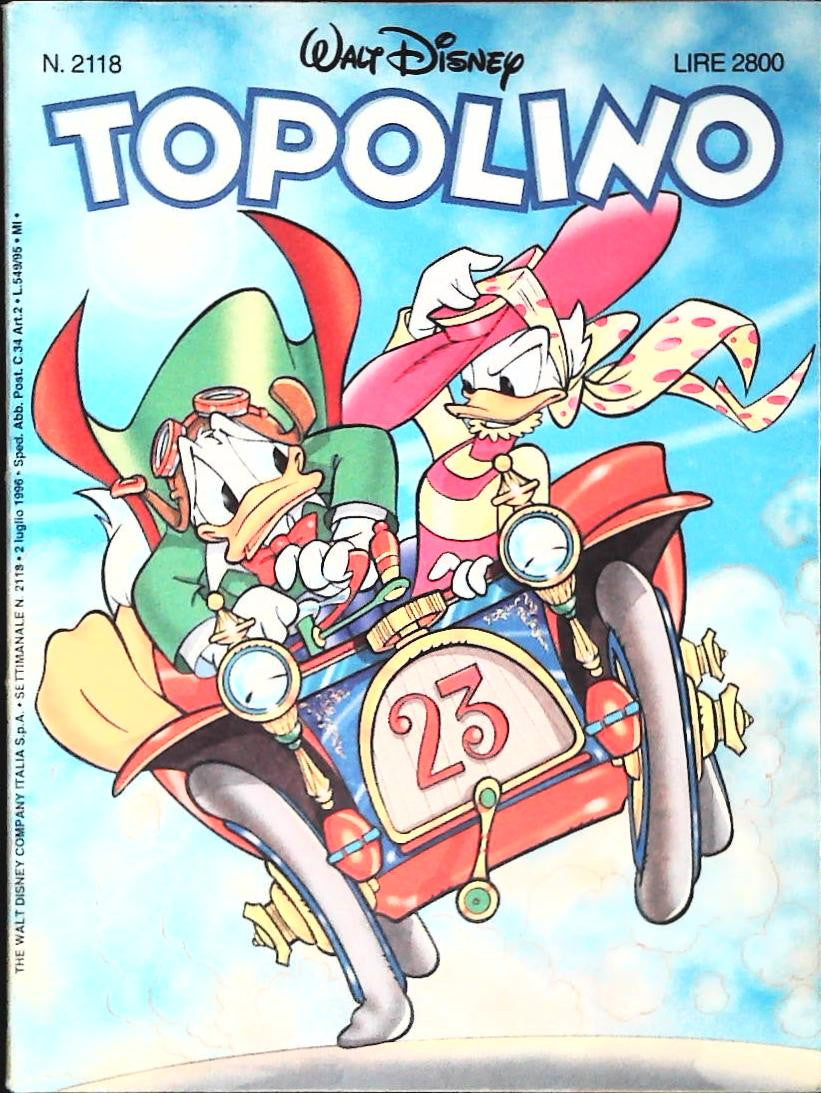 TOPOLINO N. 2118 - 2 LUGLIO 1996