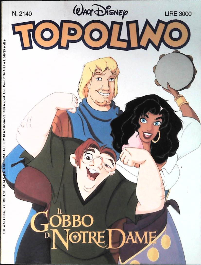 TOPOLINO N. 2140 - 3 DICEMBRE 1996