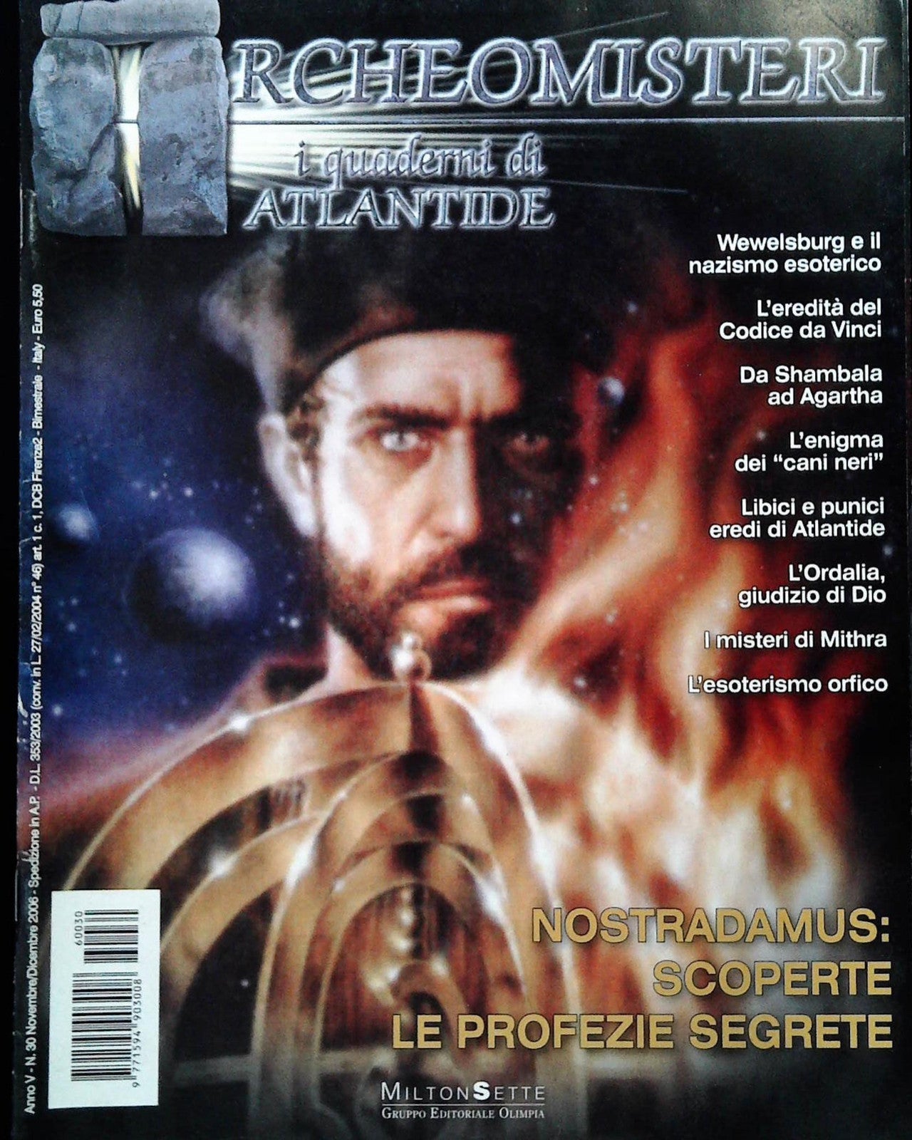 ARCHEOMISTERI N. 30 - NOVEMBRE-DICEMBRE 2006 - OUTLET DEL LIBRO