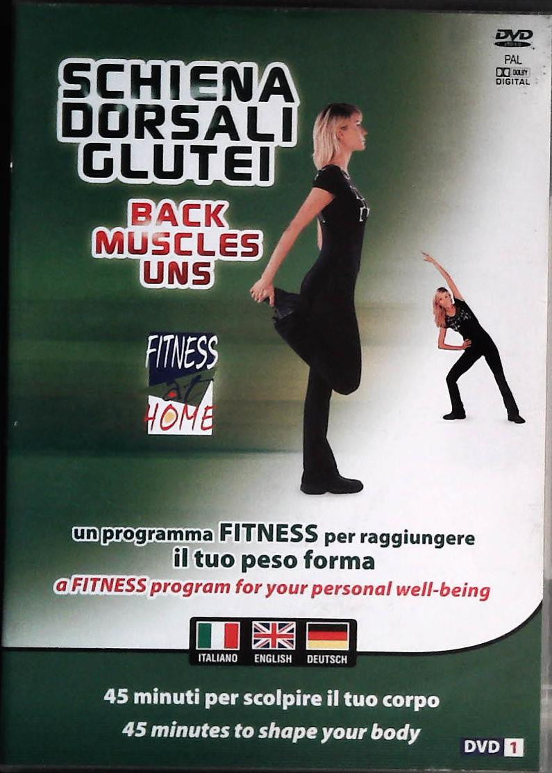 SCHIENA DORSALI GLUTEI. BACK MUSCLES UNS - DVD