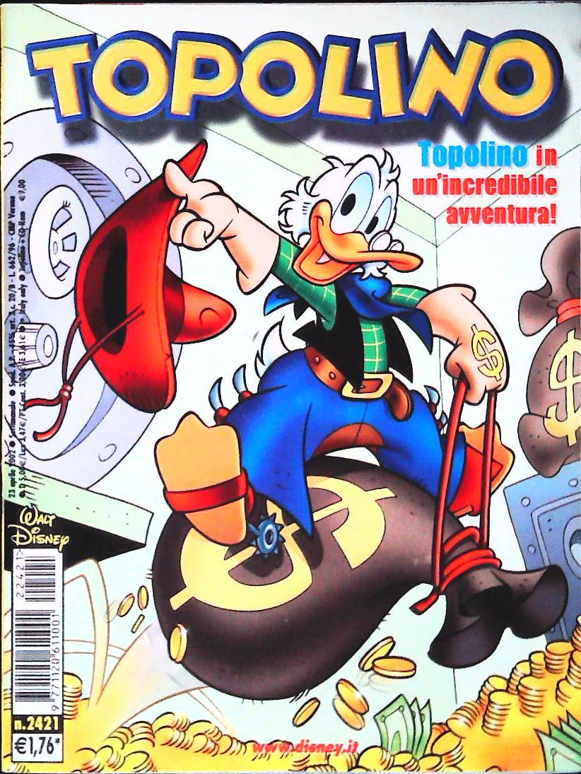 TOPOLINO N. 2421 - 23 APRILE 2002