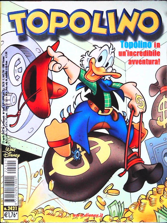 TOPOLINO N. 2421 - 23 APRILE 2002