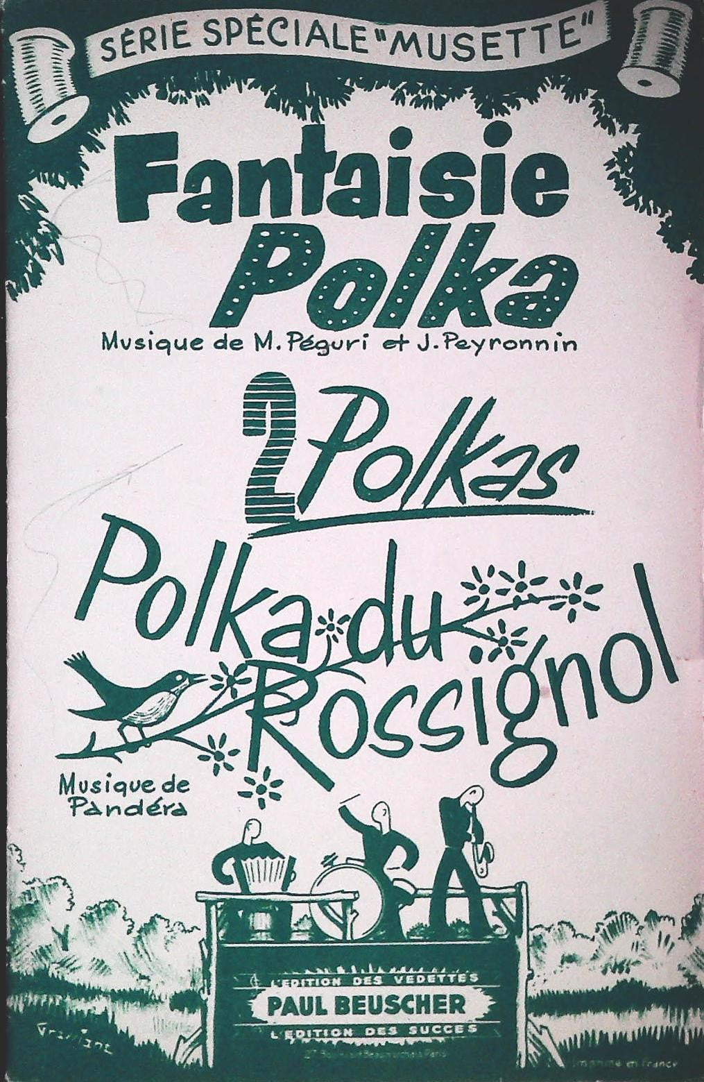 FANTAISIE POLKA-POLKA DU RUSSIGNOL - SPARTITO-SHEET MUSIC