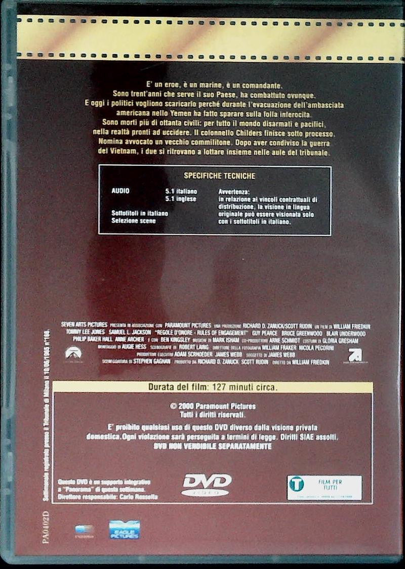 REGOLE D'ONORE - DVD