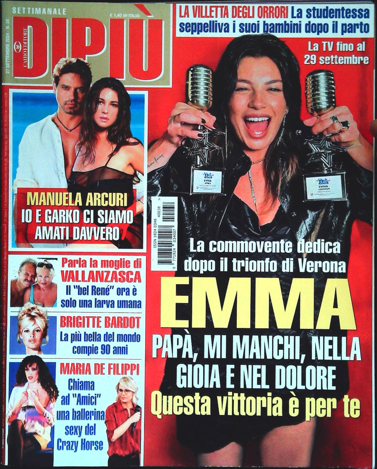 DI PIU' 27 SETTEMBRE 2024 - EMMA-ARCURI-DE FILIPPI- OUTLET DEL LIBRO