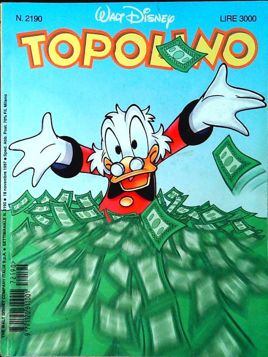 TOPOLINO N. 2190 - 18 NOVEMBRE 1997
