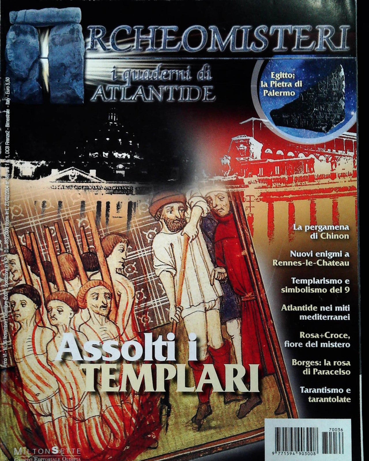 ARCHEOMISTERI N. 36 - NOVEMBRE-DICEMBRE 2007 - OUTLET DEL LIBRO