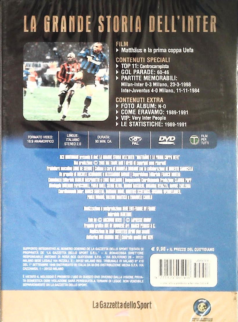 LA GRANDE STORIA DELL'INTER 8 - MATTAUS E LA PRIMA COPPA UEFA - DVD