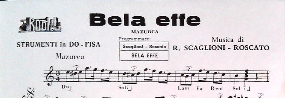 ORCHESTRA CARAVAN DEL MAESTRO GIOVANELLI - 4 BRANI - SPARTITO-SHEET MUSIC