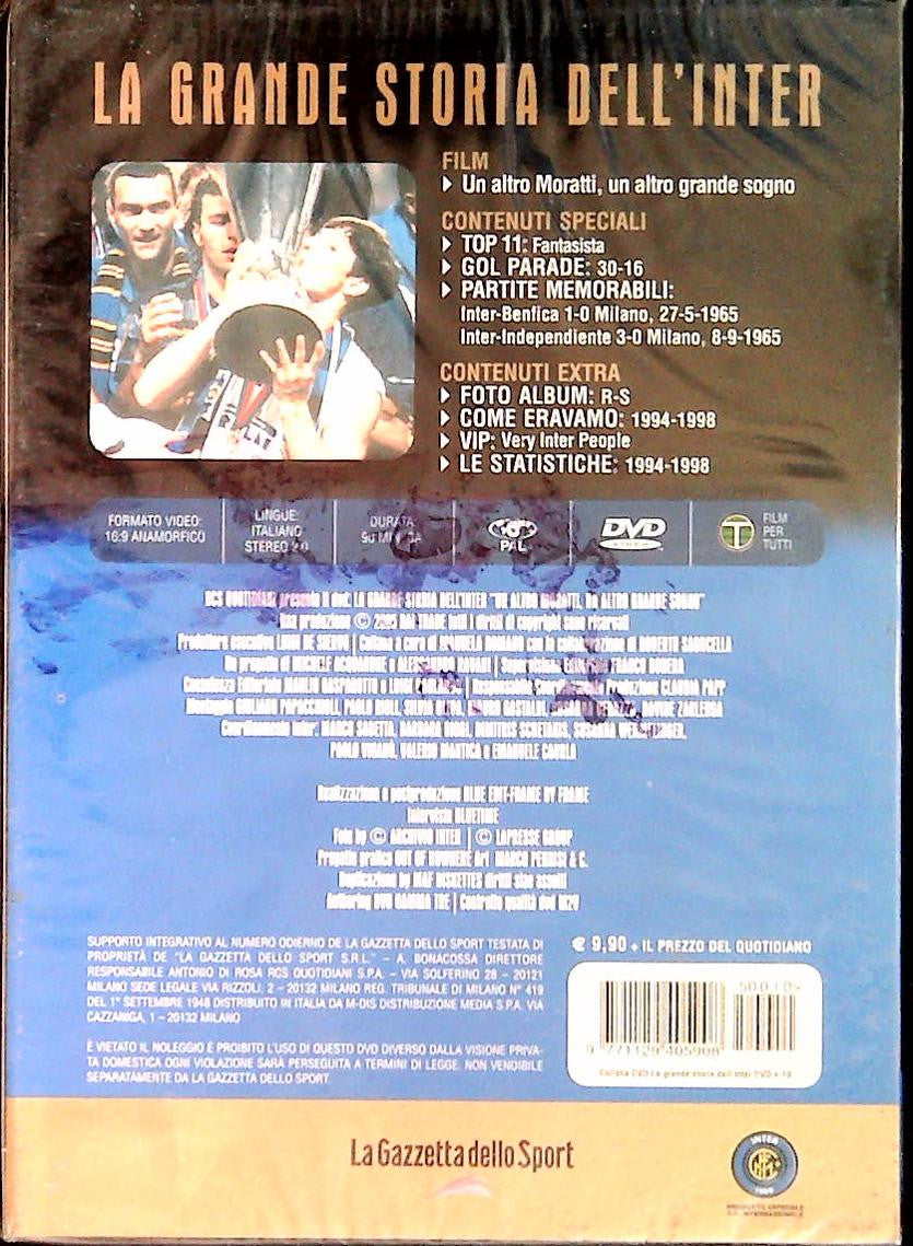 LA GRANDE STORIA DELL'INTER 10 - UN ALTRO MORATTI UN ALTRO GRANDE SOGNO - DVD