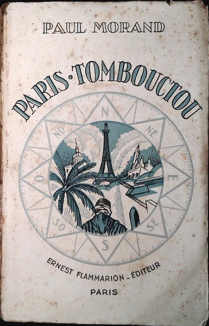 PARIS-TOMBOUCTOU - PAUL MORAND - FLAMMARION 1928 - FRENCH TEXT