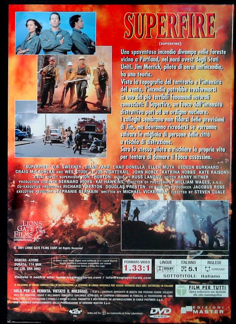 SUPERFIRE. PIU' CALDO DELL'INERNO - DVD