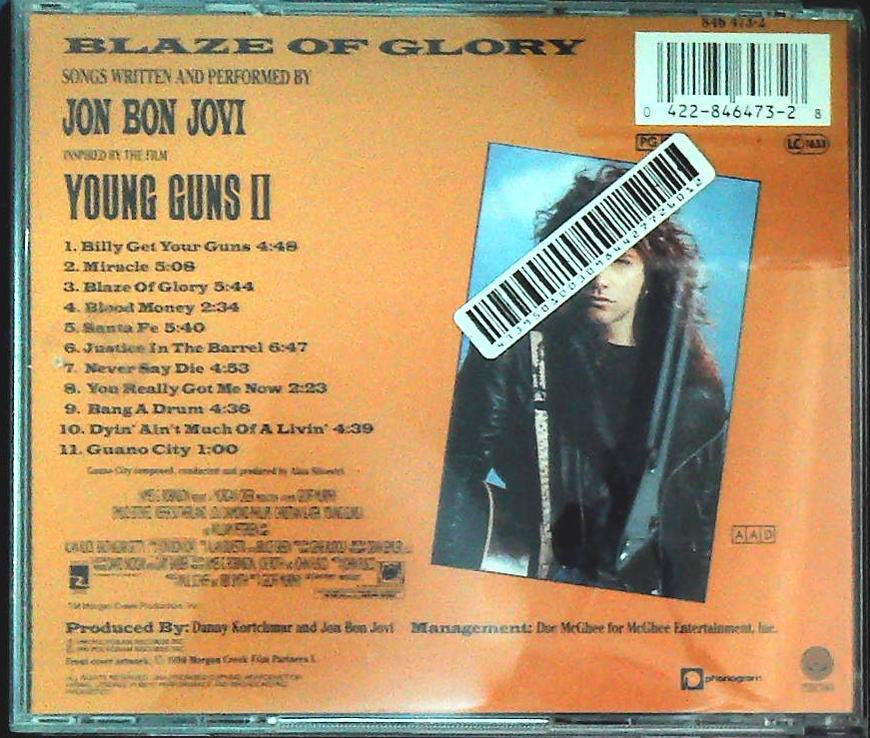 BLAZE OF GLORY - JON BON JOVI - CD