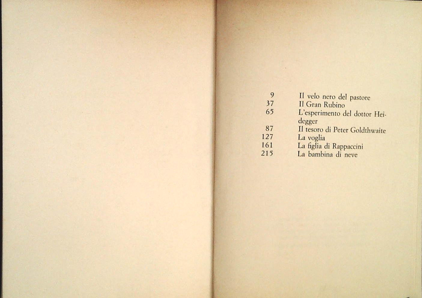 RACCONTI - NATHANIEL HAWTHORN - MONDADORI 1970 - OUTLET DEL LIBRO