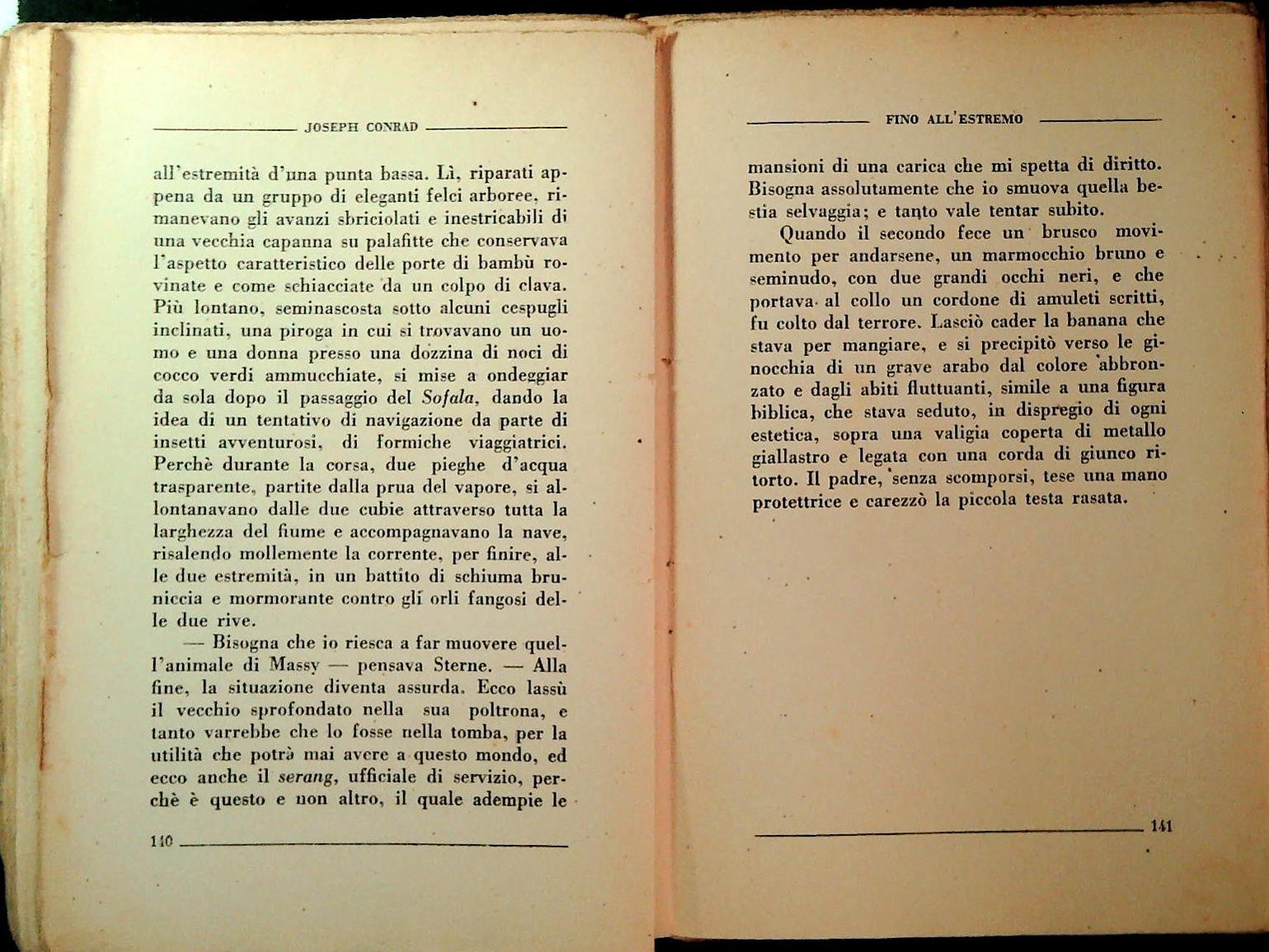 FINO ALL'ESTREMO - JOSEPH CONRAD - ED. CORTICELLI 1928