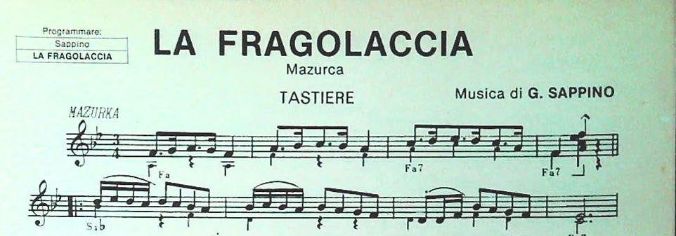 LISCIO NON TI LASCIO - SETTE BRANI - SPARTITO-SHEET MUSIC