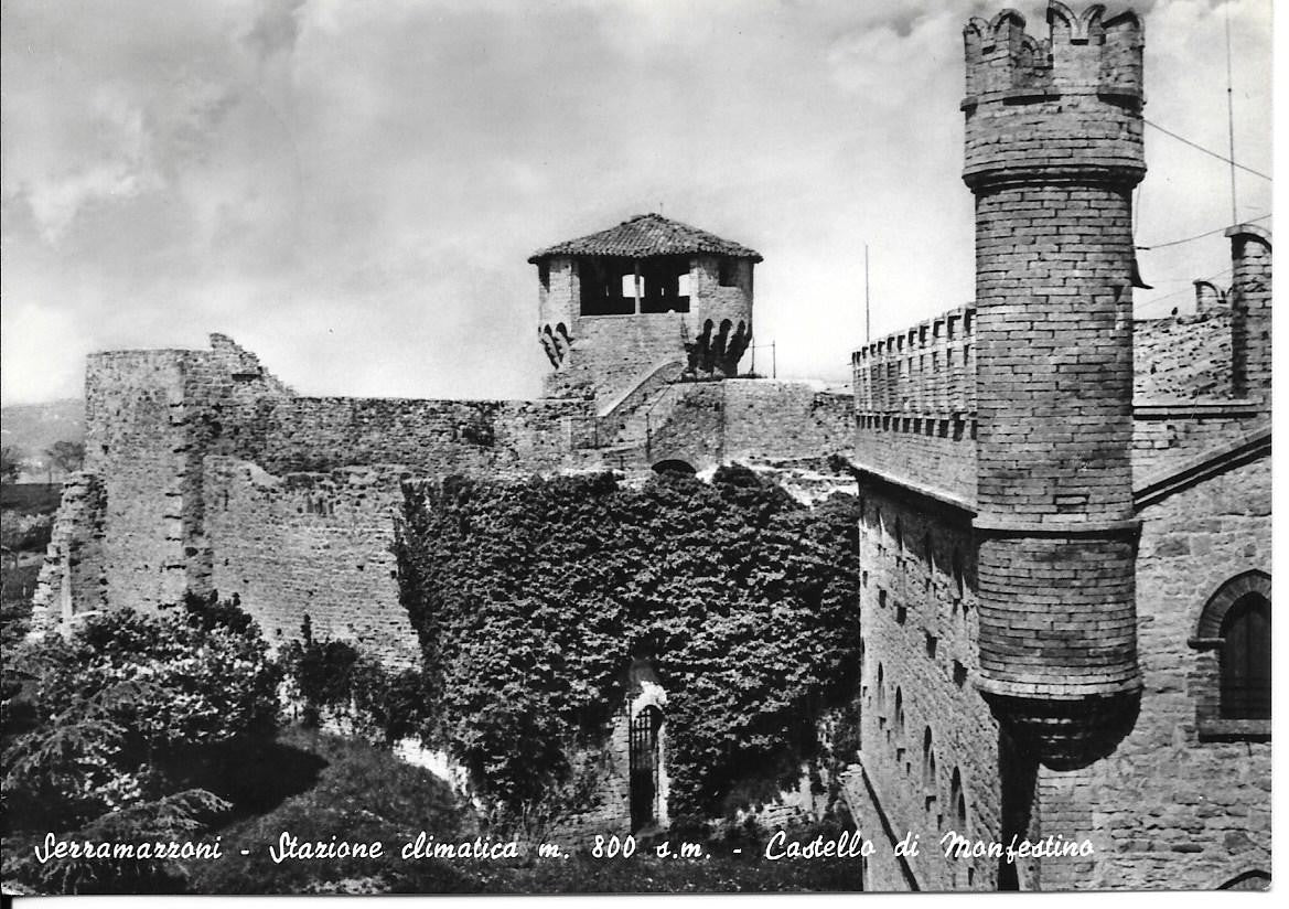 SERRAMAZZONI  CASTELLO DI MONFESTINO - V1960