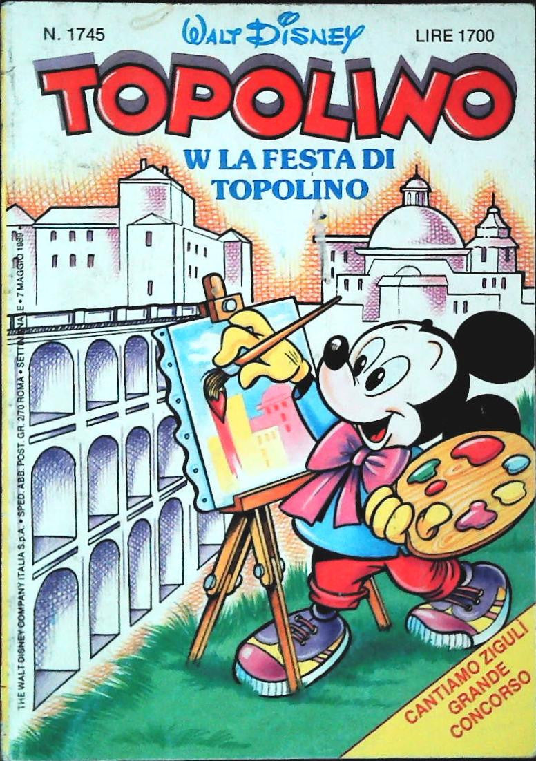 TOPOLINO N. 1745 - 7 MAGGIO 1989