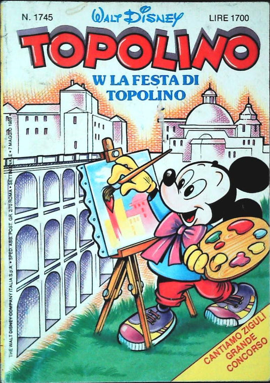 TOPOLINO N. 1745 - 7 MAGGIO 1989