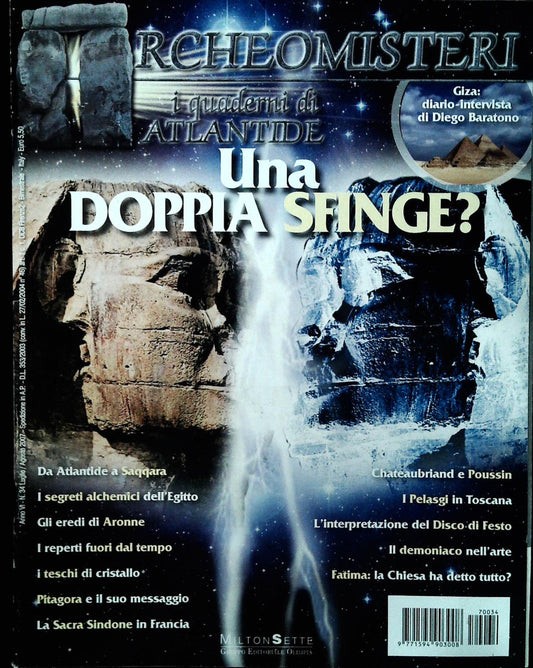 ARCHEOMISTERI N. 34 - AGOSTO 2007 - OUTLET DEL LIBRO