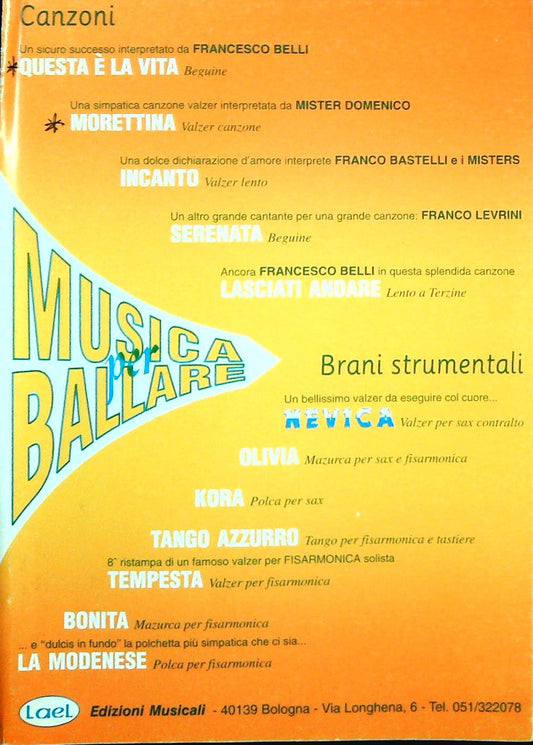 MUSICA PER BALLARE - 12 BRANI - SPARTITO-SHEET MUSIC