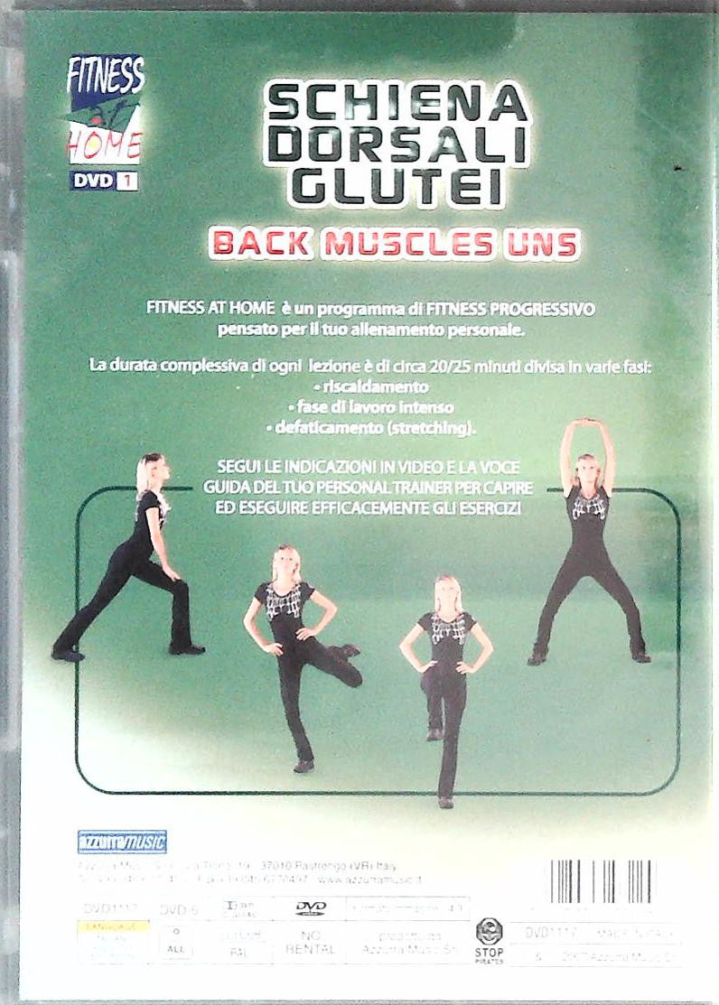 SCHIENA DORSALI GLUTEI. BACK MUSCLES UNS - DVD