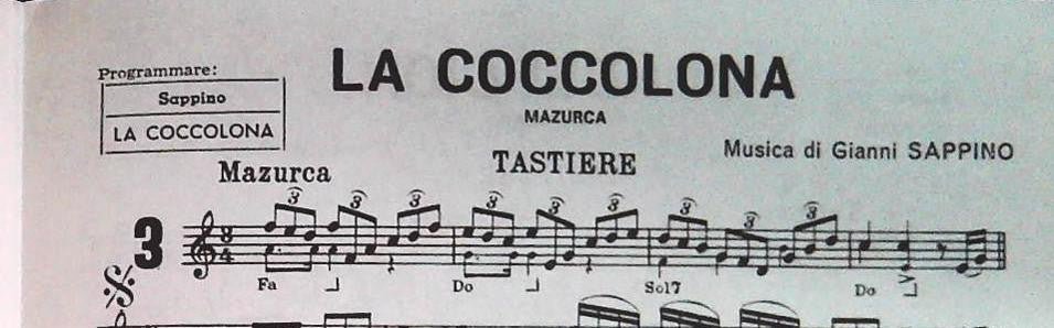 GIRO DI LISCIO. 5 BALLABILI DI GIANNI SAPPINO - SPARTITO-SHEET MUSIC