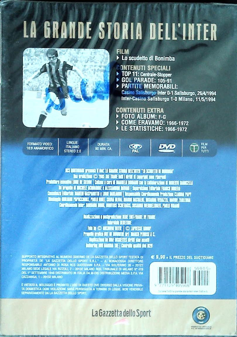 LA GRANDE STORIA DELL'INTER 5 - LO SCUDETTO DI BONIBOMBA- DVD