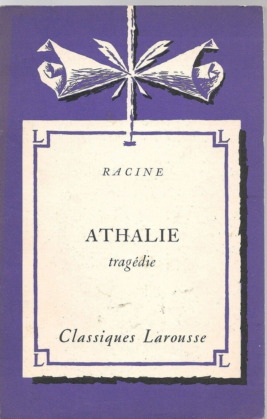 ATHALIE (tragédie) - RACINE (texte français)