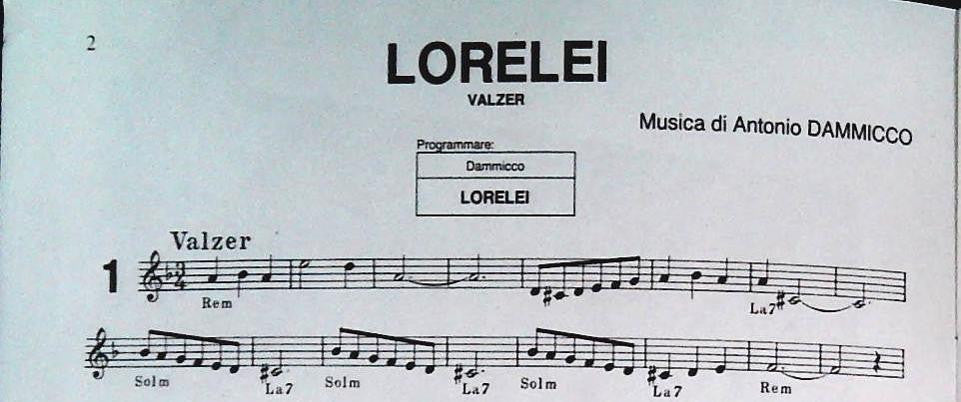 IL LISCIO DI ANTONIO DAMMICCO - 6 BRANI - SPARTITO-SHEET MUSIC