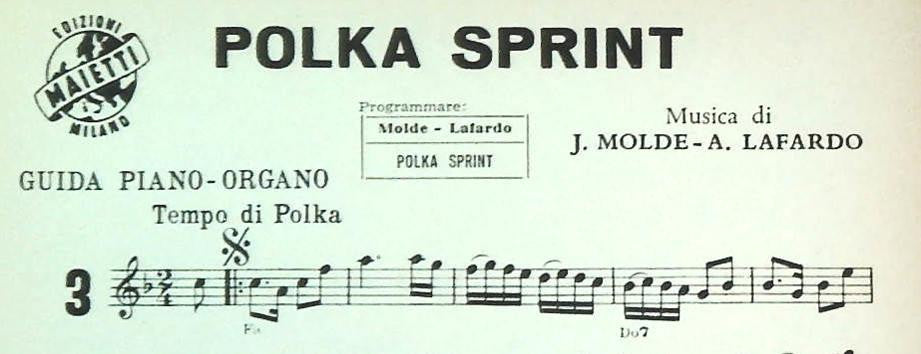 4 BALLABILI SCELTI PER ORCHESTRA - SPARTITO-SHEET MUSIC