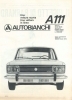AUTOBIANCHI A111 - AUTO - ADVERSITING