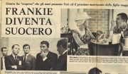 FRANKIE SINATRA DIVENTA SUOCERO - CLIPPING-RITAGLIO DI GIORNALE