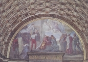 MILANO - CHIESA DI S. MARIA PRESSO S. SATIRO - Affresco di A. Comerio - NV