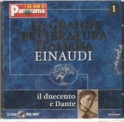 LA GRANDE LETTERATURA ITALIANA EINAUDI - 1 IL DUECENTO DI DANTE - CD-ROM