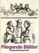 FLIEGENDE BLATTER FACSIMILE-QUERSCHNITT    GERMAN TEXT