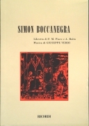 SIMON BOCCANEGRA - F.M. PIAVE - A. BOITO - LIBRETTO D'OPERA