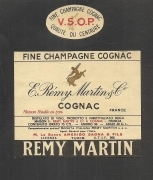 REMY MARTIN COGNAC - ETICHETTA LIQUORE