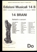 14 BRANI BALLABILI E CANZONI # SPARTITO - STRUMENTI IN DO