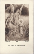 LA VIE A NAZARETH - SANTINO  HOLY CARD - AS015-383 - Ed. Roblot   Paris