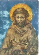 ASSISI - BASILICA DI S. FRANCESCO - S. FRANCESCO - affresco del Cimabue - NV