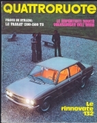 QUATTRORUOTE N 218 - FEBBRAIO 1974