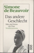 DAS ANDERE GESCHLECHT - SIMONE DE BEAUVOIR (GERMAN TEXT)