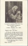 IL SANTO PADRE PIO P.P. X - SANTINO - AS015-130