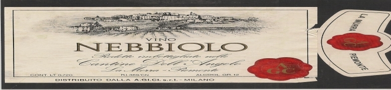NEBBIOLO - CANTINE DELL\'ANGELO - ETICHETTA VINO